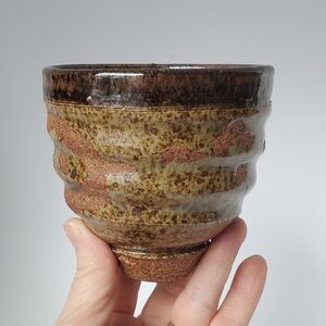 Signed Studio Pottery Pot Stoneware Art Pottery